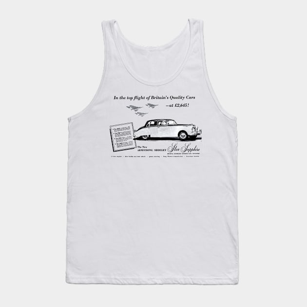 ARMSTRONG SIDDELEY - advert Tank Top by Throwback Motors